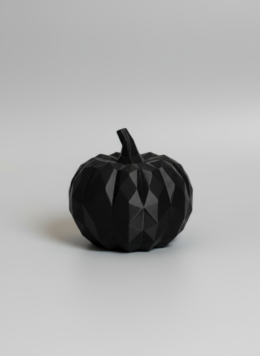Sculpture "Abstract Pumpkin" Black