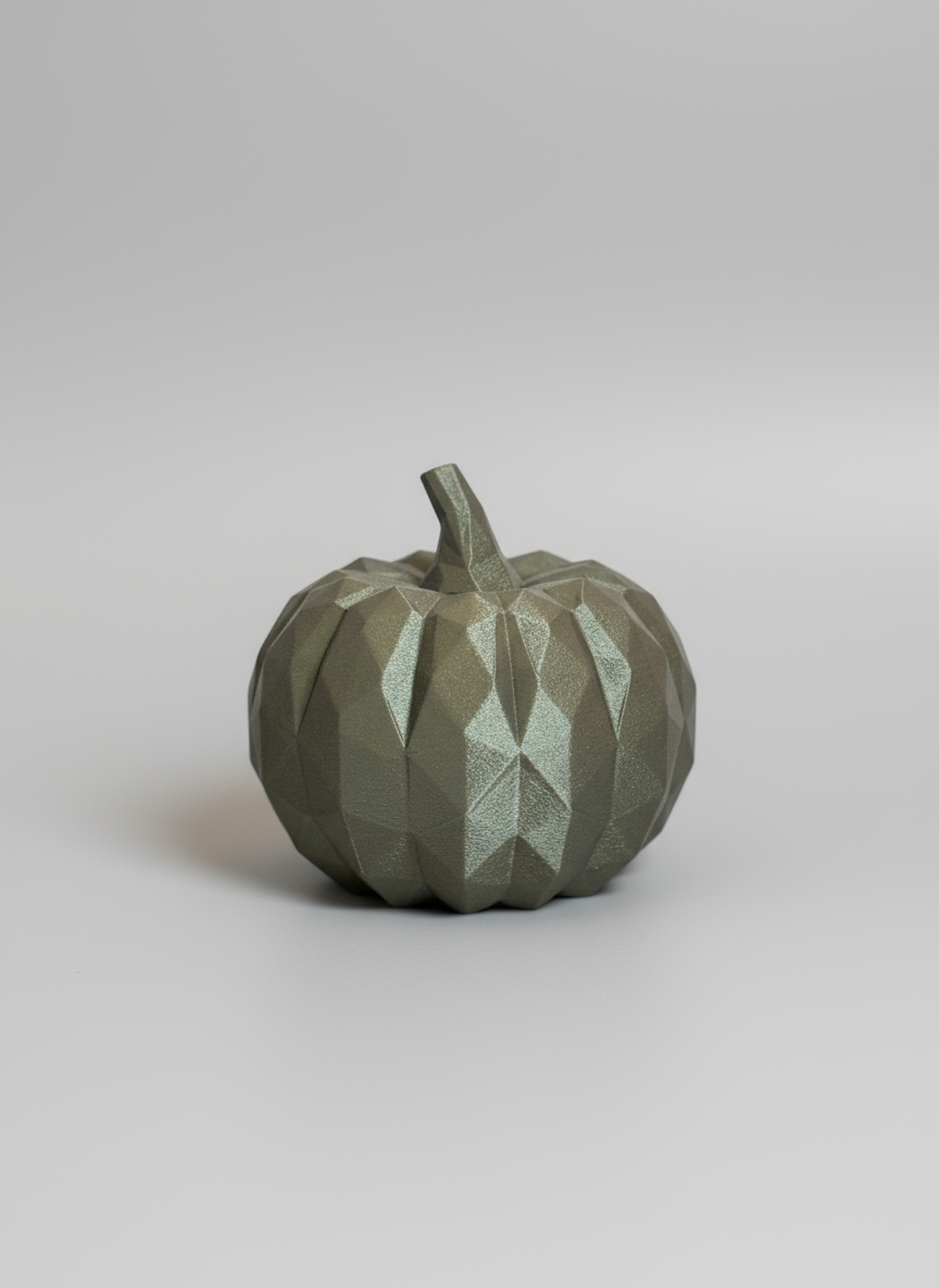 Sculpture "Abstract Pumpkin" Bronze