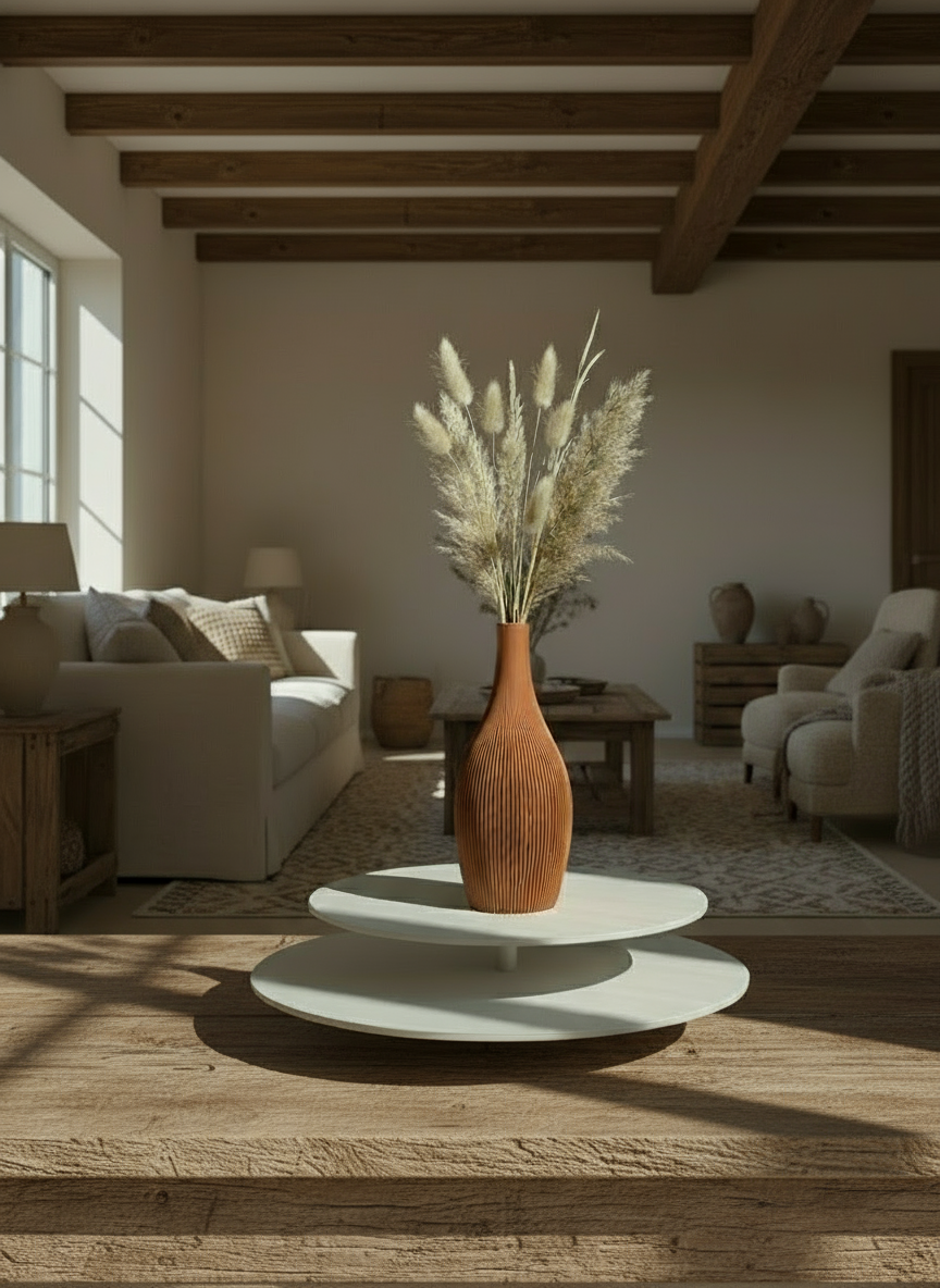 3D Printed Vases Decor Lamp Art - Vintage Port Vase "Calliope"