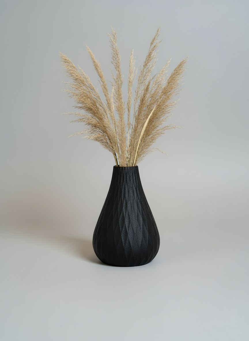 Vase "Higo" Black