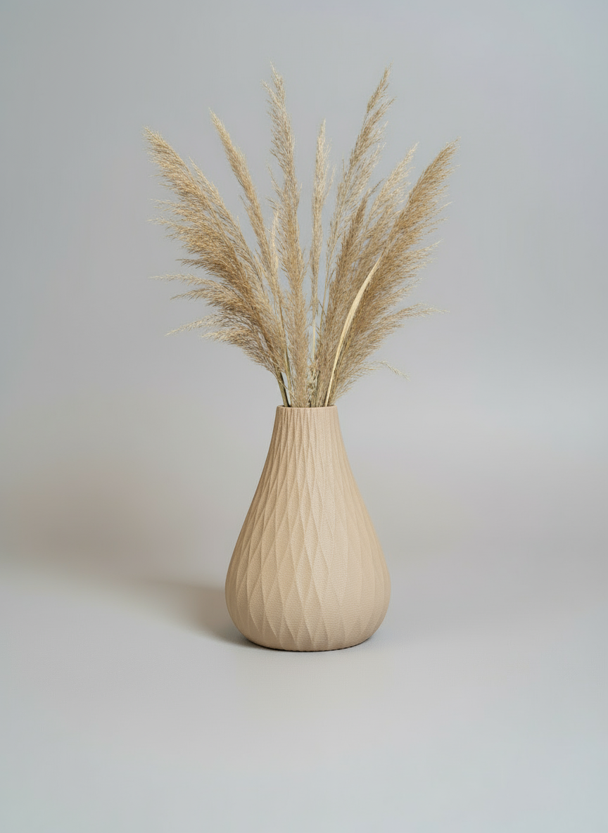 Vase "Higo" Beige