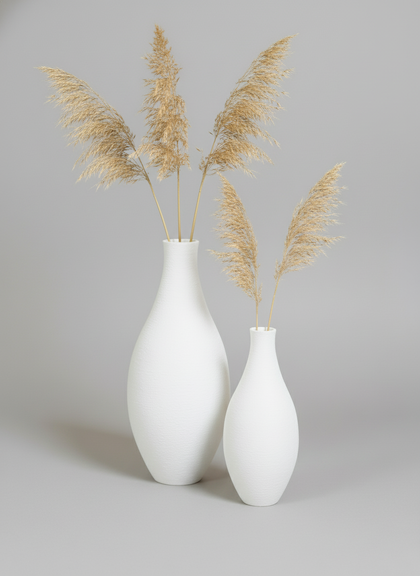 Classic Vase DUO "Penguin" White