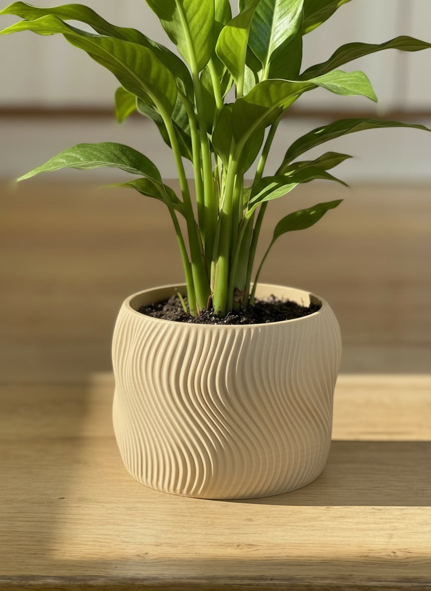 Planter "Dolce" Beige