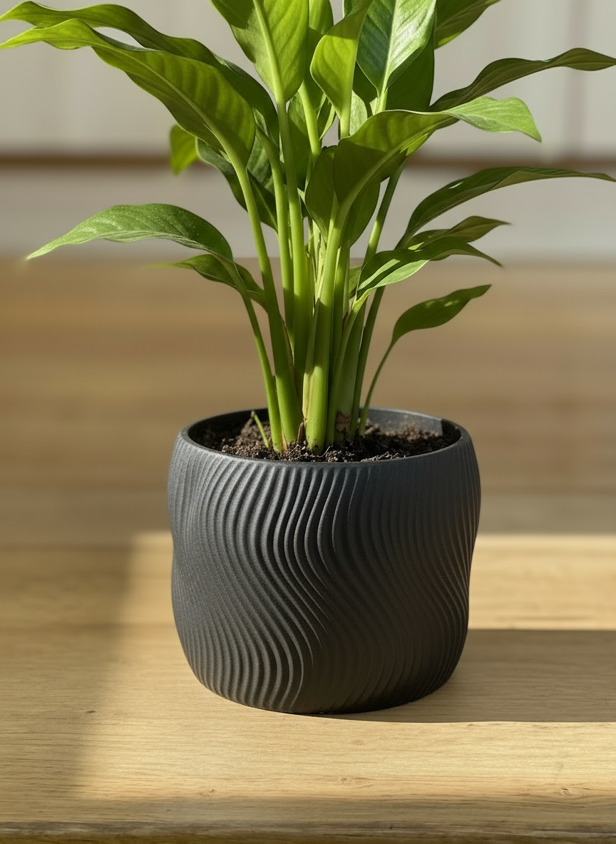 Planter "Dolce" Black
