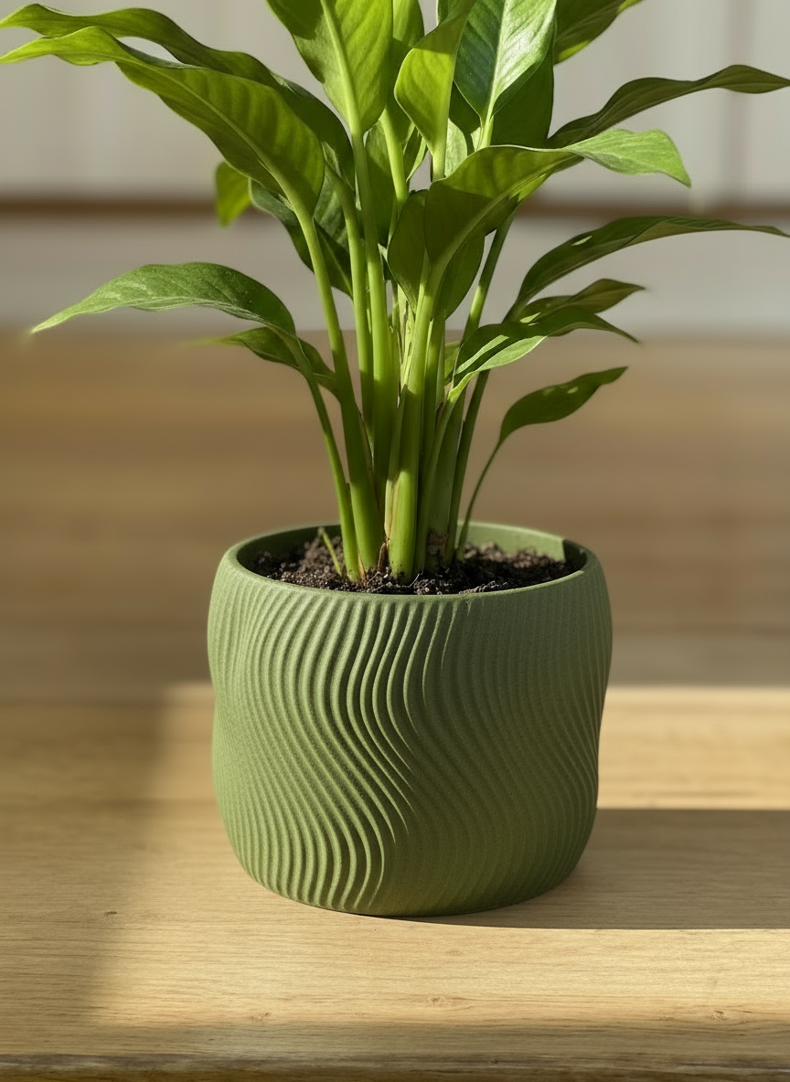 Planter "Dolce" Olive Green