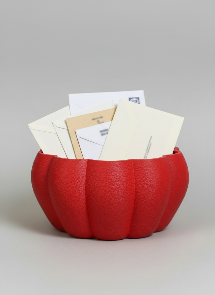 Bowl "Pumpkin Treat" Maroon Red