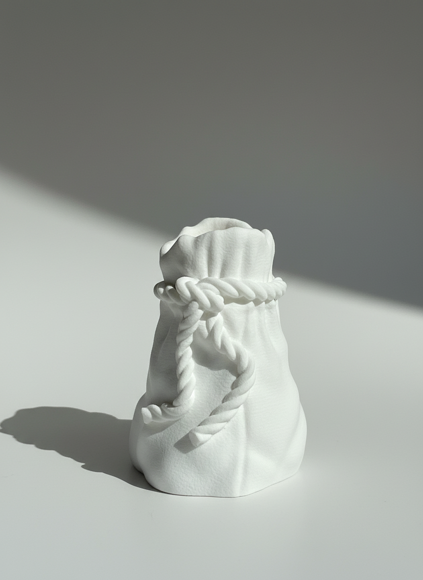 Designer Vase "Sacos Rope"