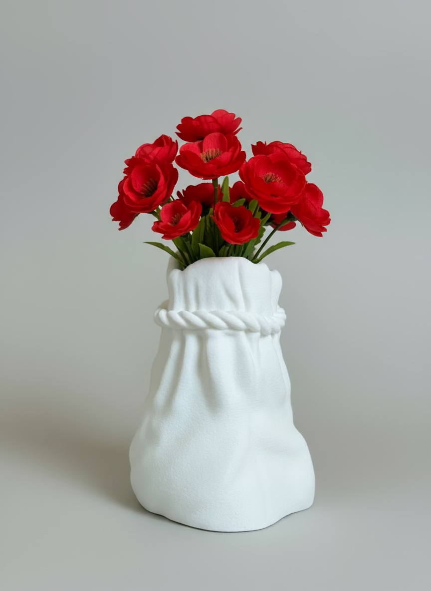 Designer Vase "Sacos Rope"