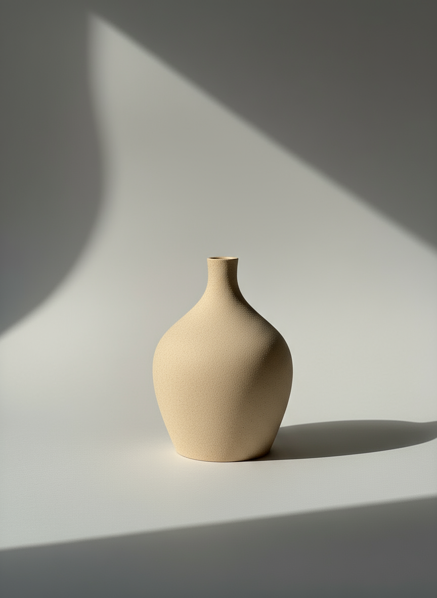Vase "Rum" Beige