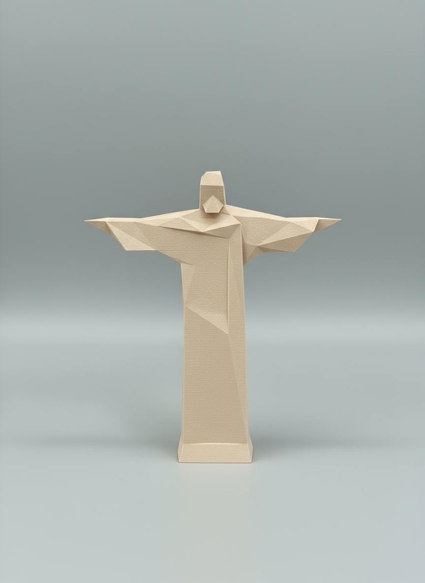 Statue "Christ the Redeemer" Beige