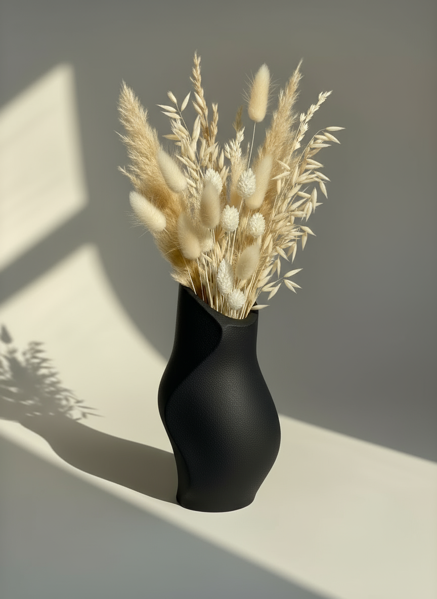 Vase "Modern Flame" Black