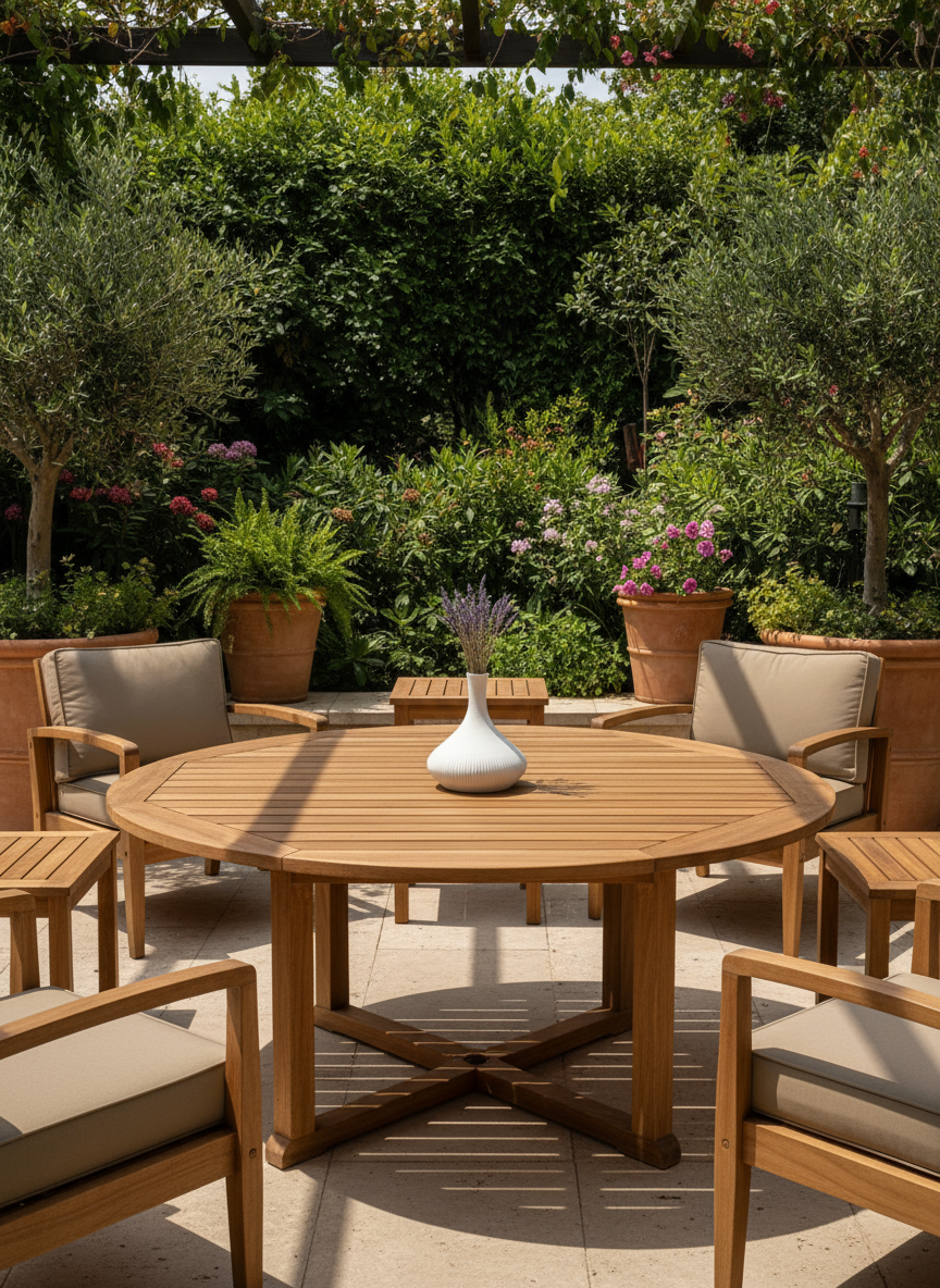 3D Printed Vases Decor Lamp Art - Outdoor Vase "Ares"