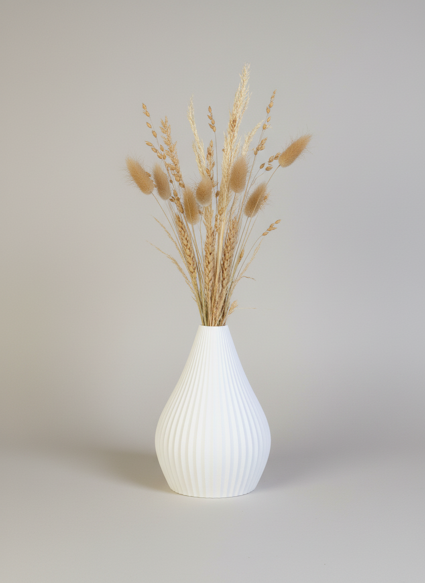 3D Printed Vases Decor Lamp Art - Indoor Vase "Artemis"