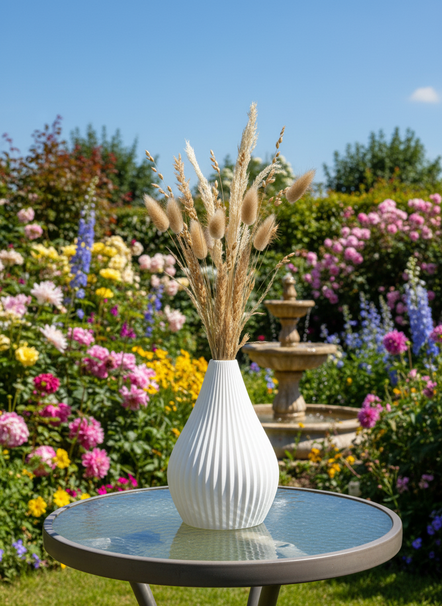 3D Printed Vases Decor Lamp Art - Indoor Vase "Artemis"