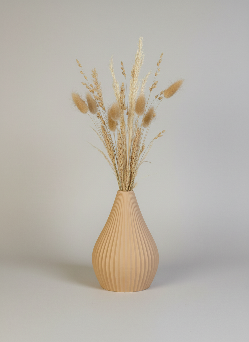 3D Printed Vases Decor Lamp Art - Indoor Vase "Artemis"