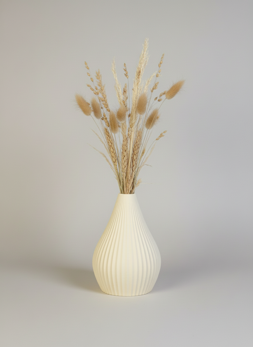 3D Printed Vases Decor Lamp Art - Indoor Vase "Artemis"