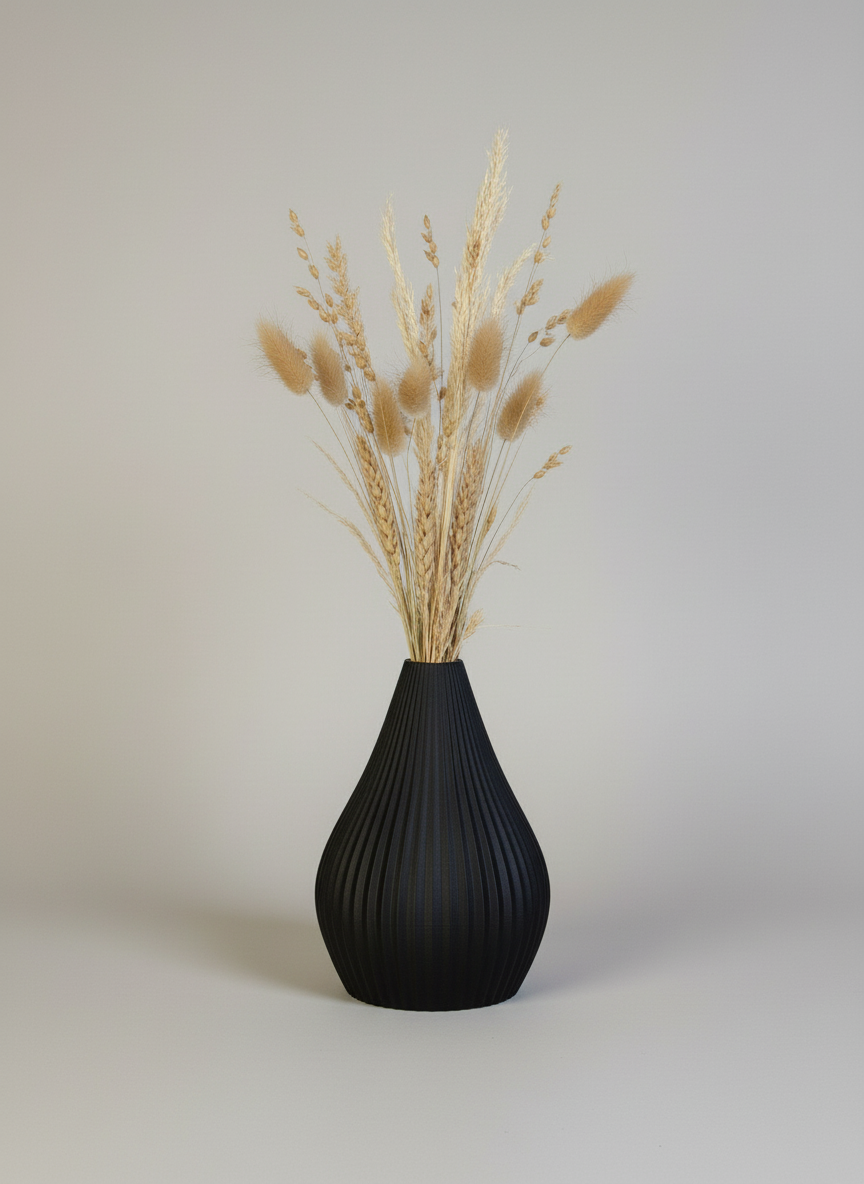 3D Printed Vases Decor Lamp Art - Indoor Vase "Artemis"