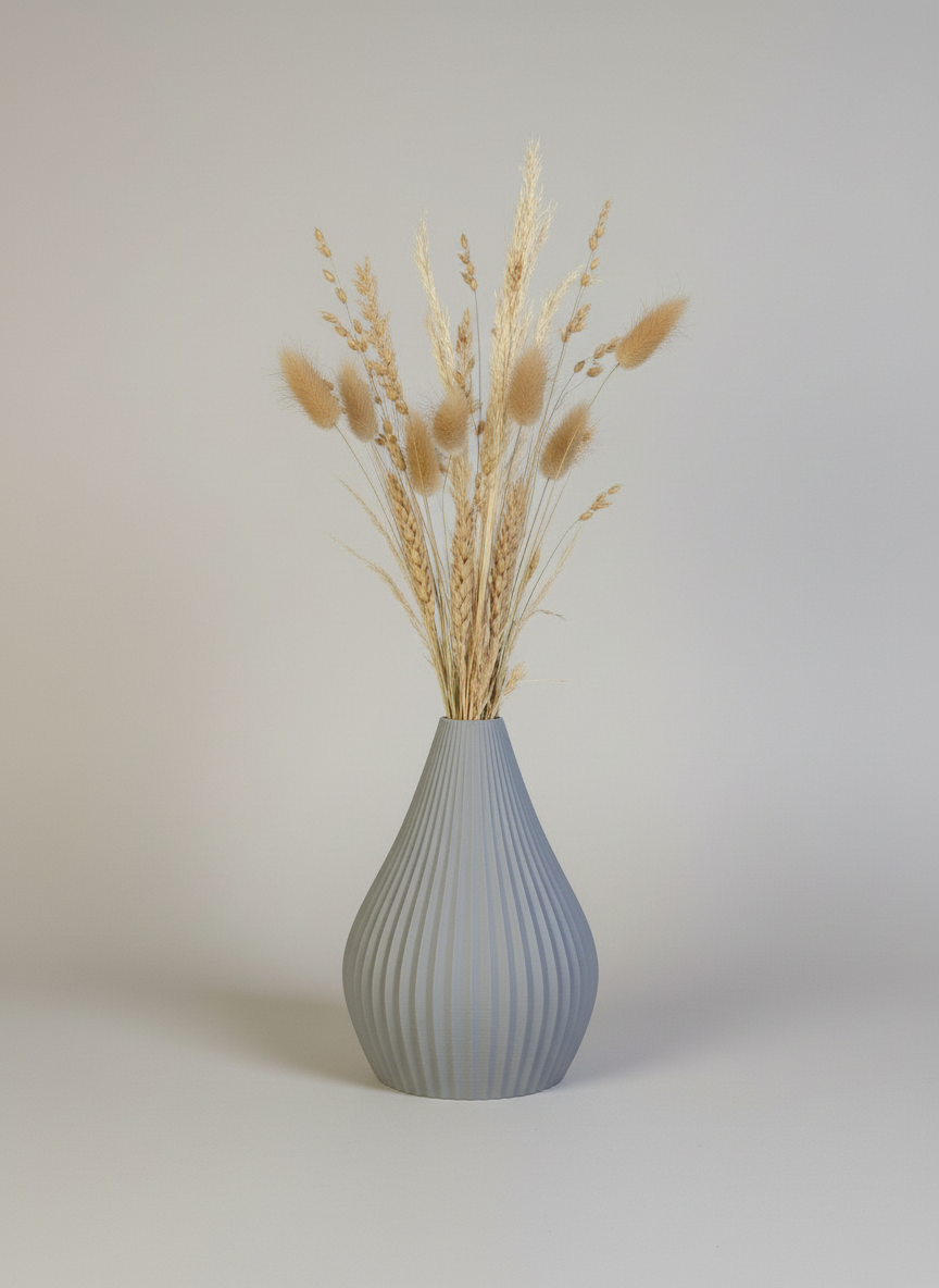 3D Printed Vases Decor Lamp Art - Indoor Vase "Artemis"