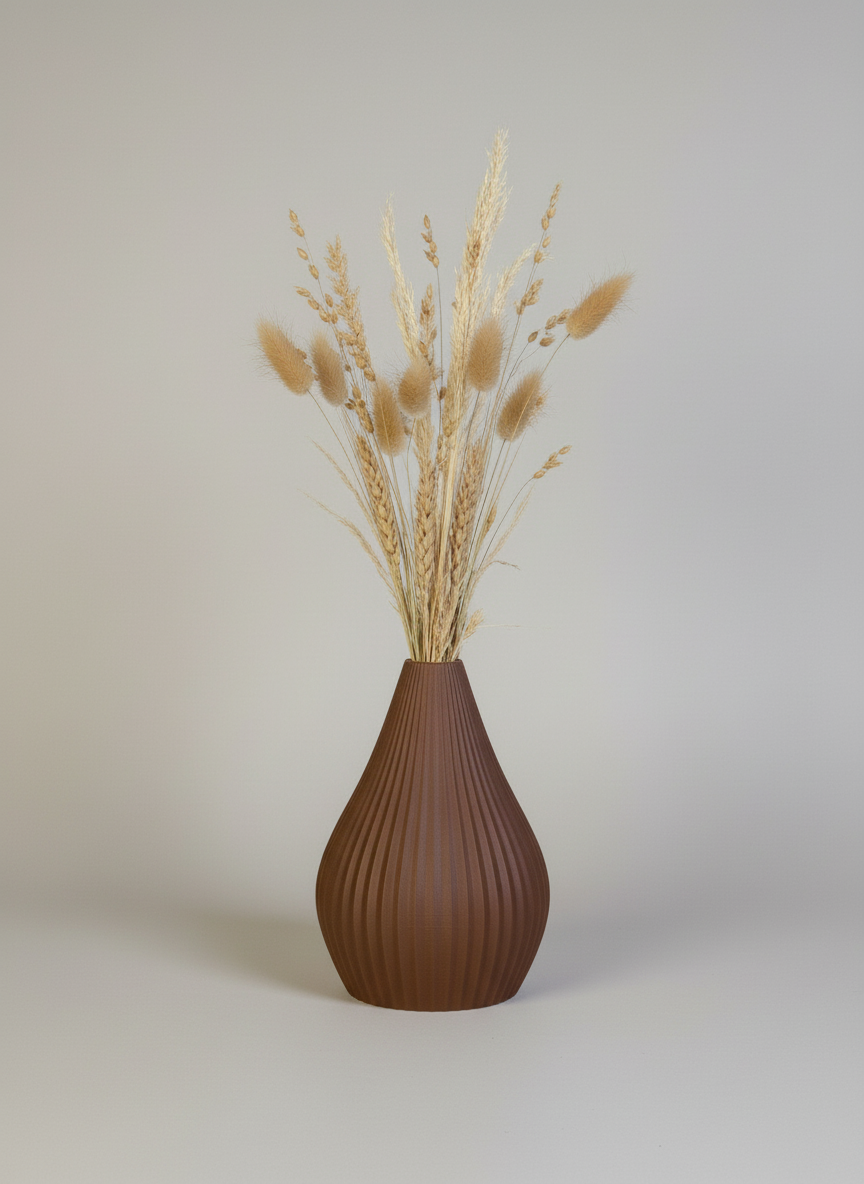 3D Printed Vases Decor Lamp Art - Indoor Vase "Artemis"