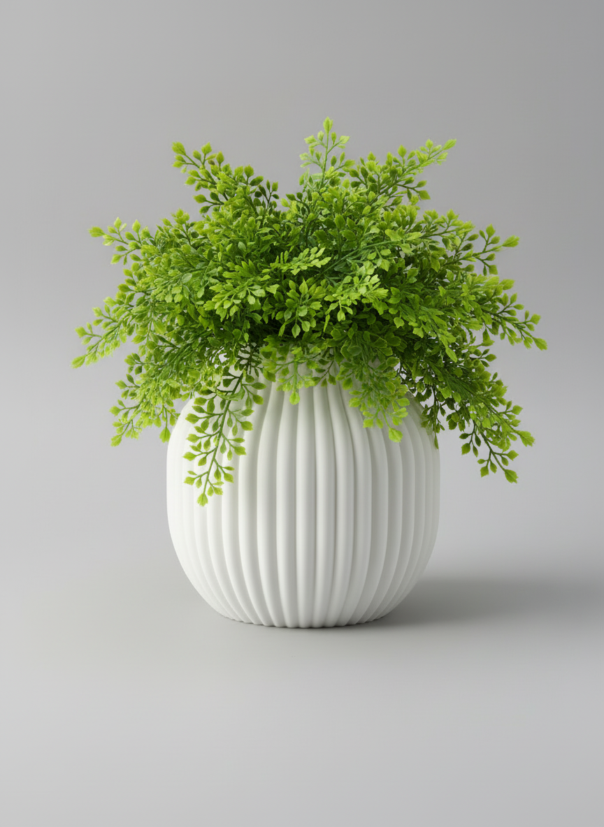 3D Printed Vases Decor Lamp Art - Outdoor Vase "Atomic"