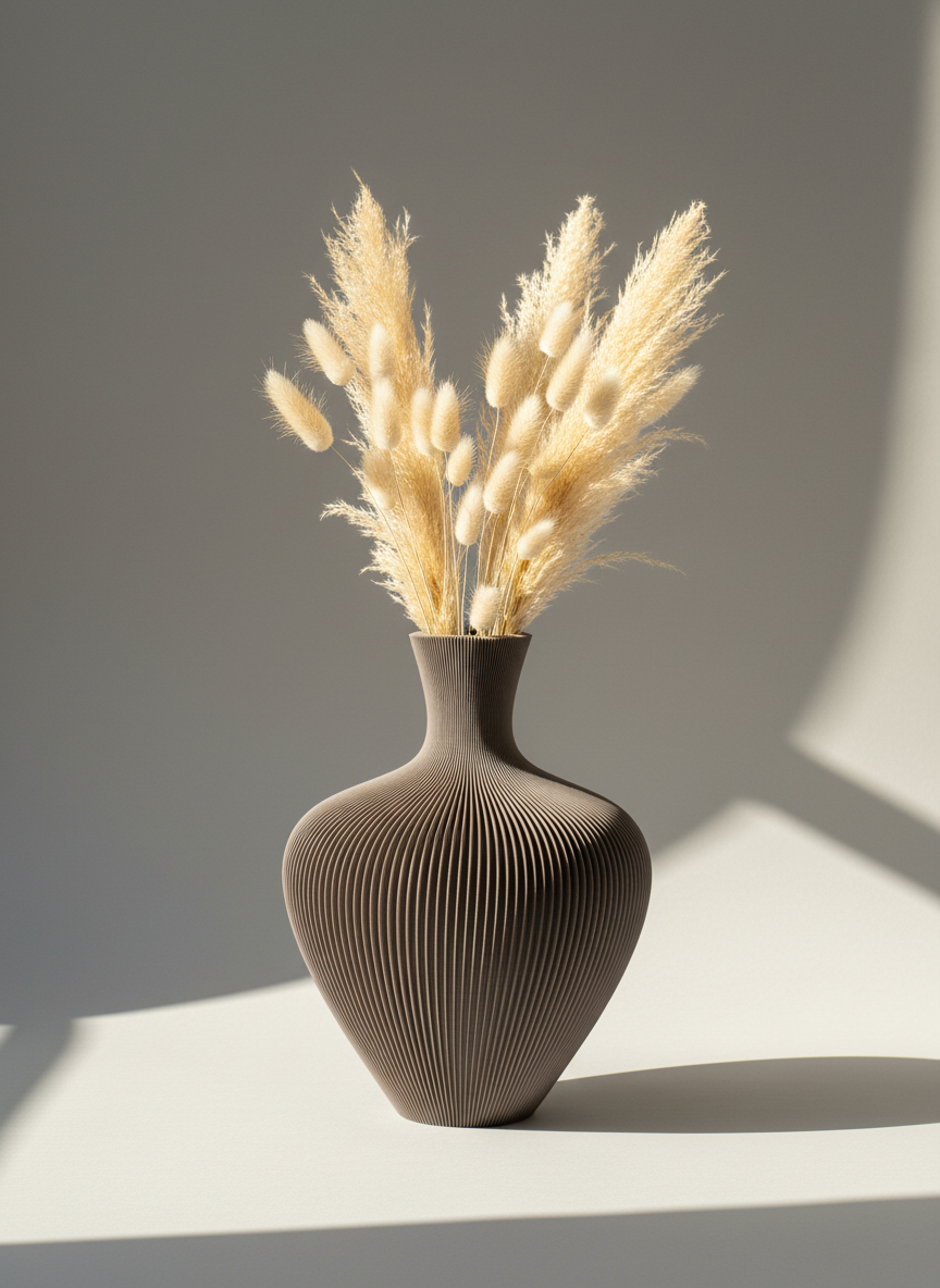 3D Printed Vases Decor Lamp Art - Vase "Bonita"