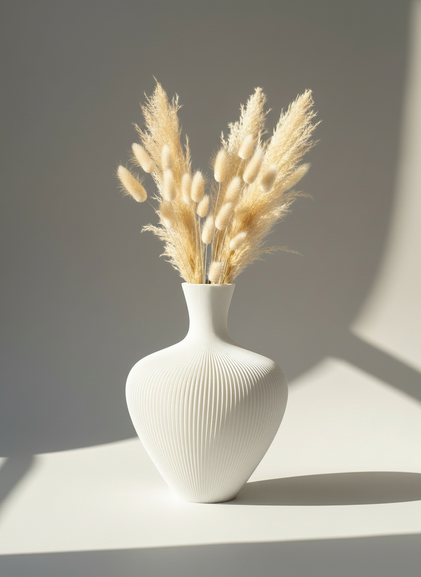 3D Printed Vases Decor Lamp Art - Vase "Bonita"
