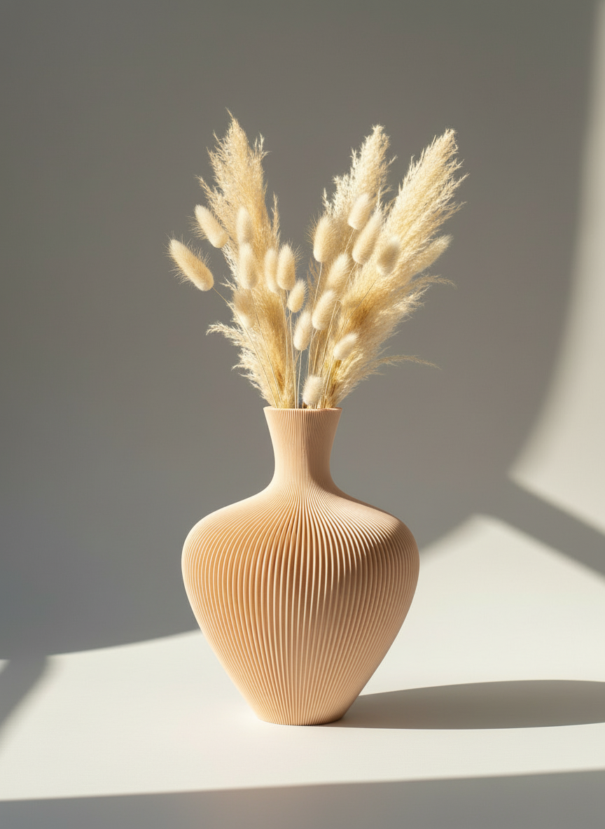 3D Printed Vases Decor Lamp Art - Vase "Bonita"