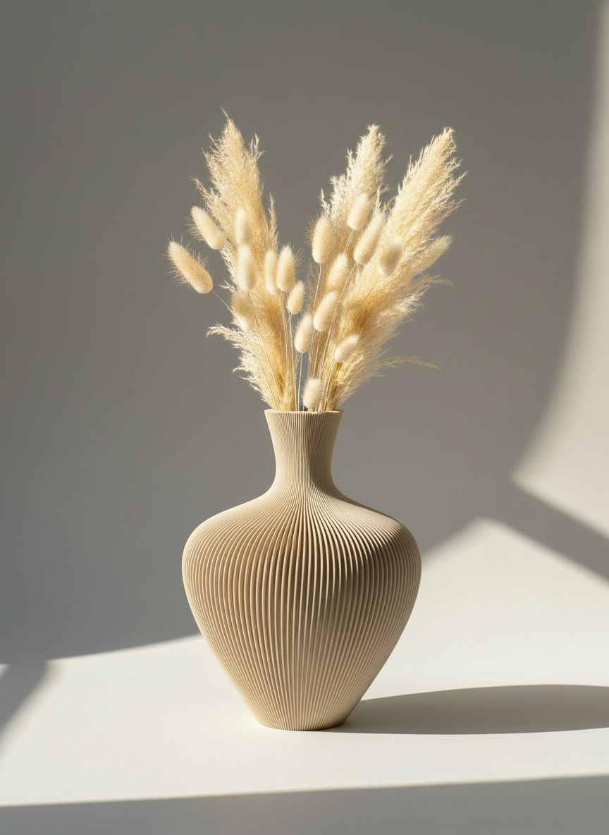 3D Printed Vases Decor Lamp Art - Vase "Bonita"