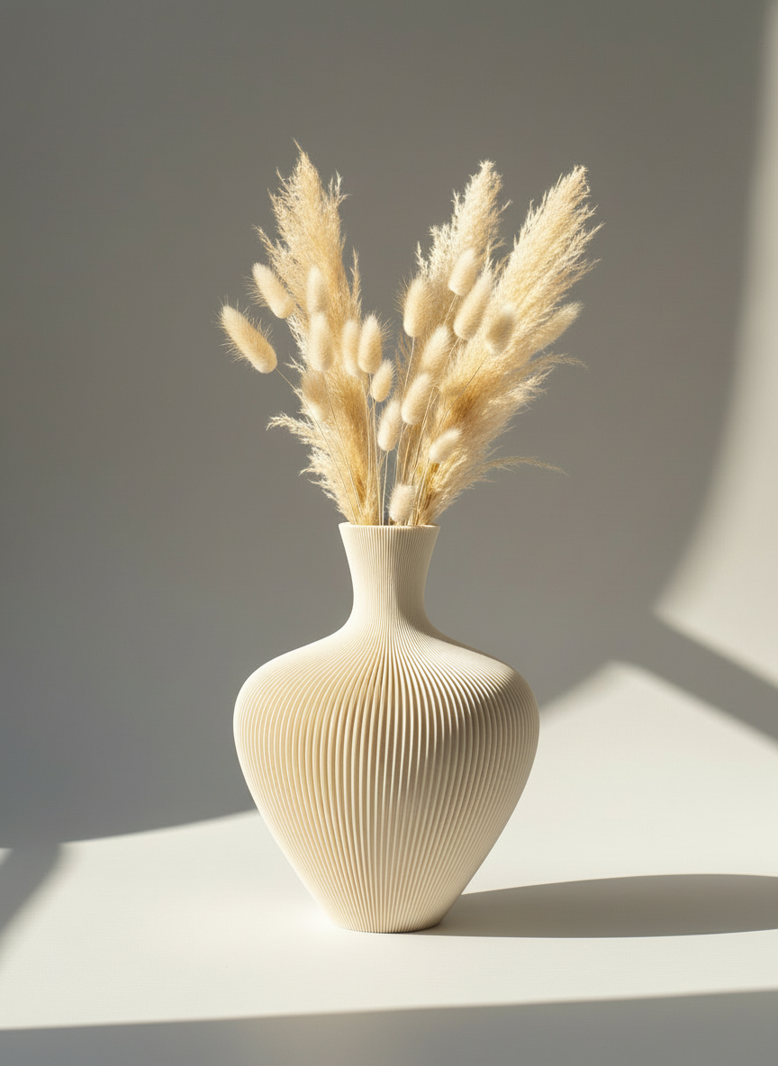 3D Printed Vases Decor Lamp Art - Vase "Bonita"