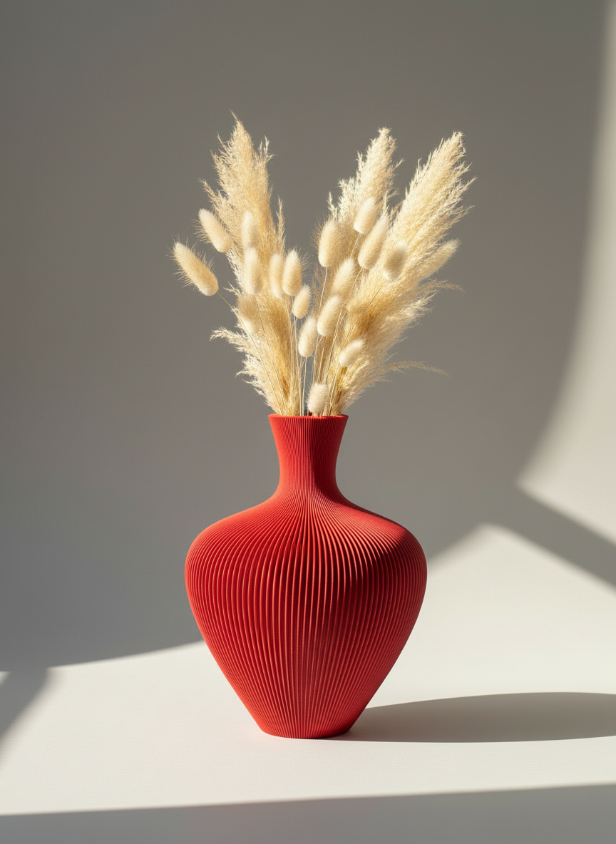 3D Printed Vases Decor Lamp Art - Vase "Bonita"