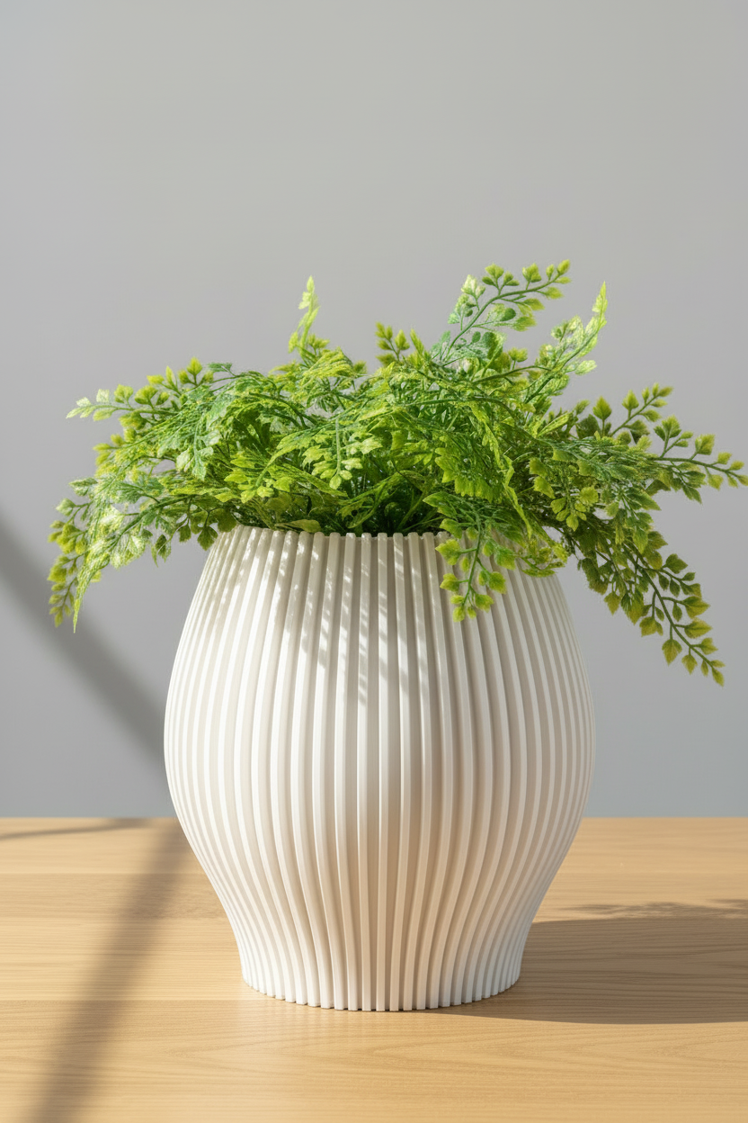 3D Printed Vases Decor Lamp Art - Vase "Cognac"