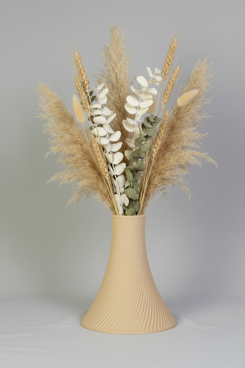 3D Printed Vases Decor Lamp Art - Vase "Corso"