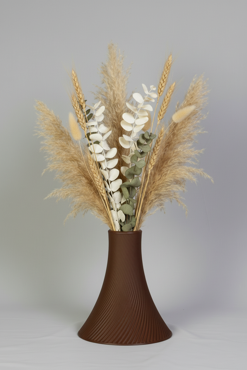 3D Printed Vases Decor Lamp Art - Vase "Corso"