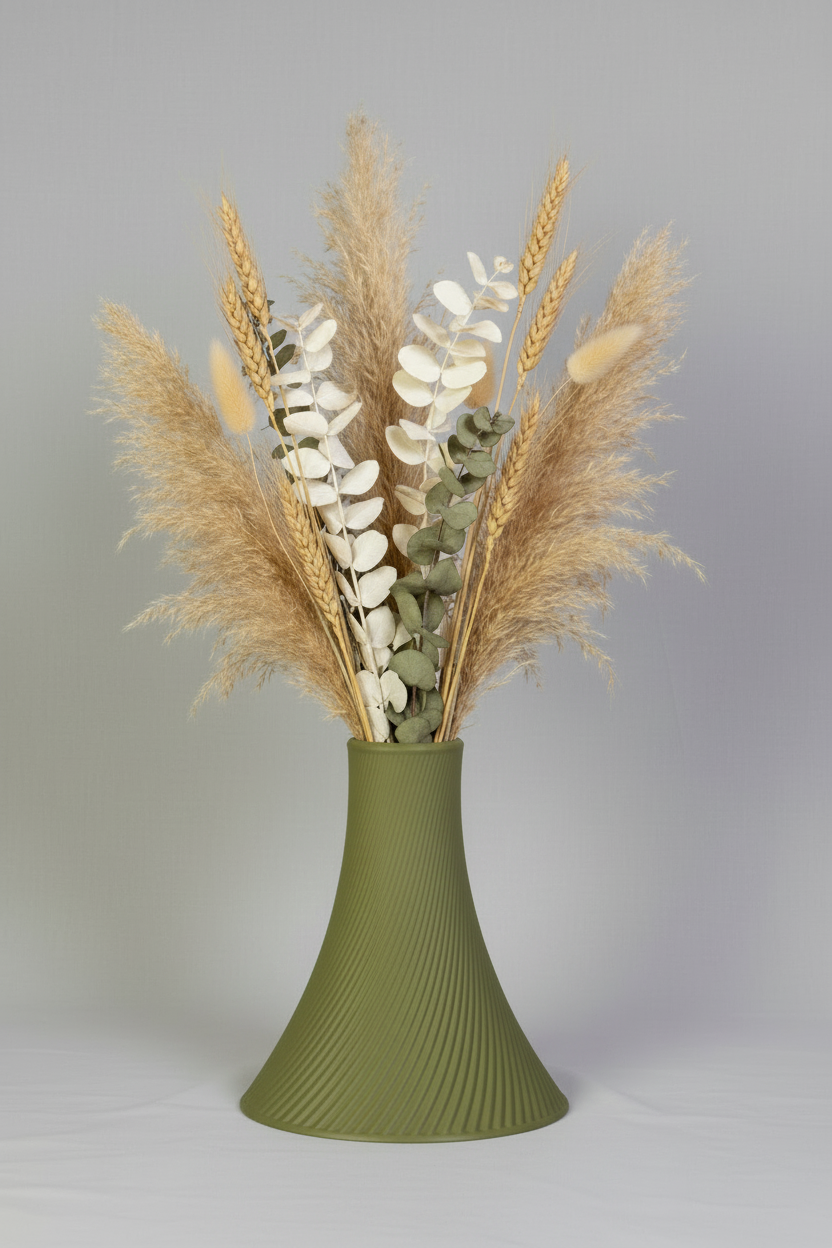 3D Printed Vases Decor Lamp Art - Vase "Corso"