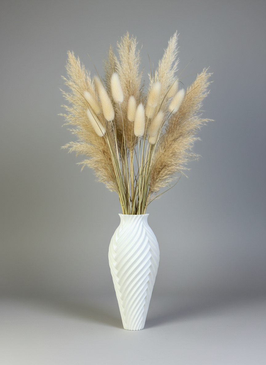 3D Printed Vases Decor Lamp Art - Vase "Danu"