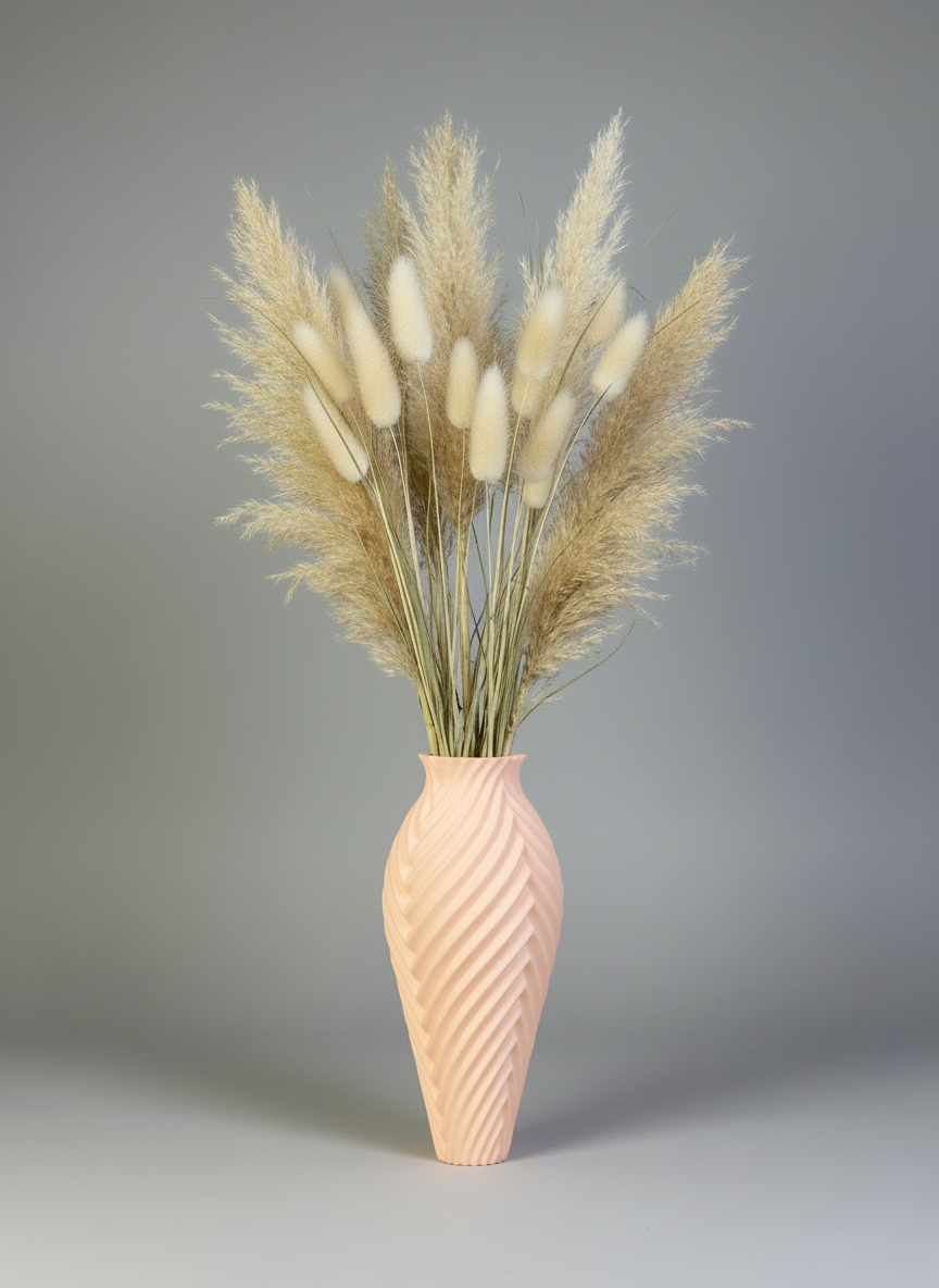 3D Printed Vases Decor Lamp Art - Vase "Danu"