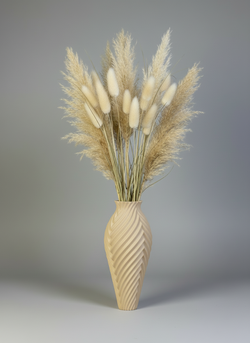 3D Printed Vases Decor Lamp Art - Vase "Danu"