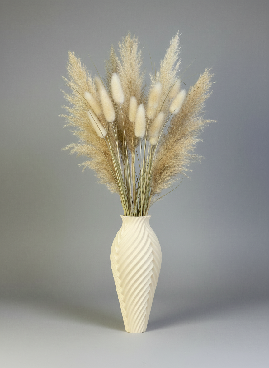 3D Printed Vases Decor Lamp Art - Vase "Danu"