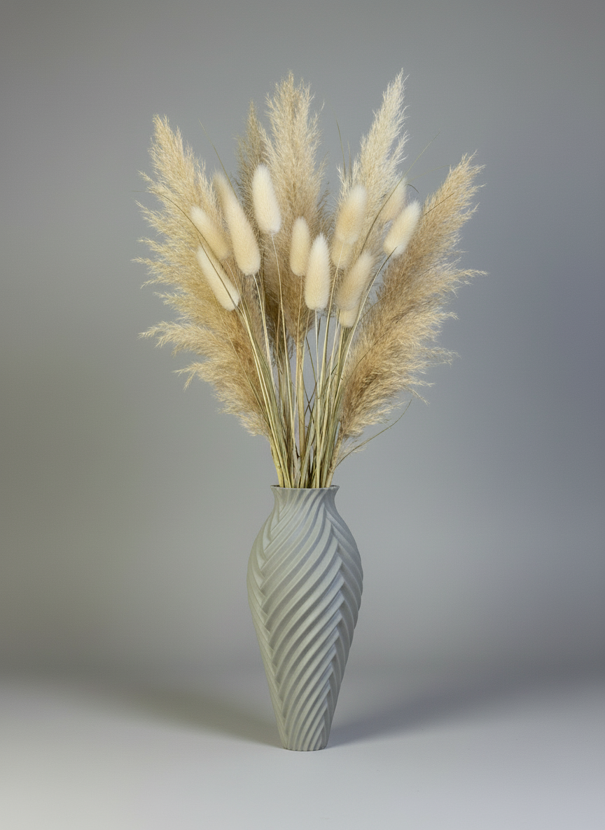 3D Printed Vases Decor Lamp Art - Vase "Danu"