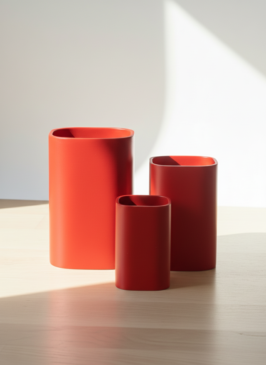 3D Printed Vases Decor Lamp Art - Vase Trio "Diana"