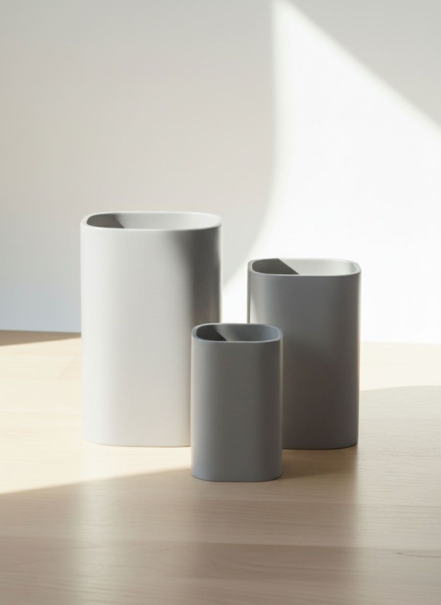 3D Printed Vases Decor Lamp Art - Vase Trio "Diana"