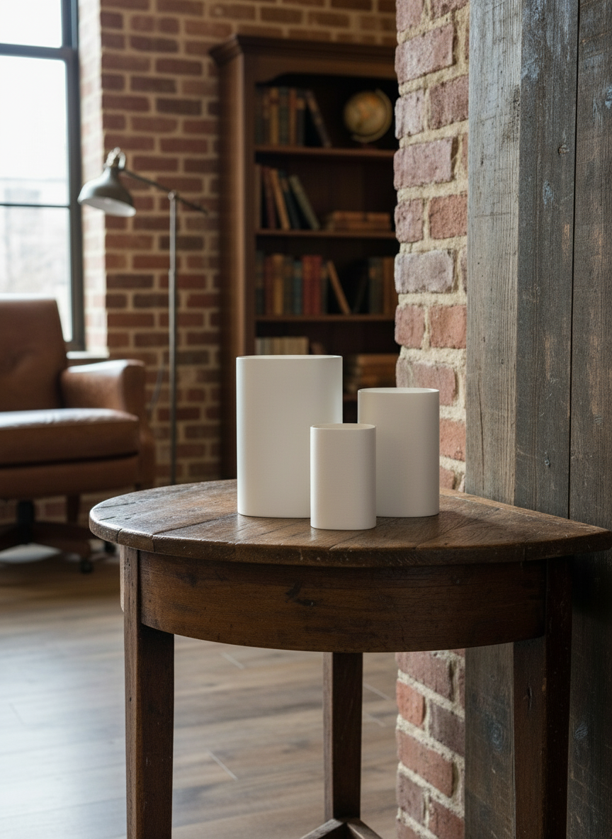 3D Printed Vases Decor Lamp Art - Vase Trio "Diana"