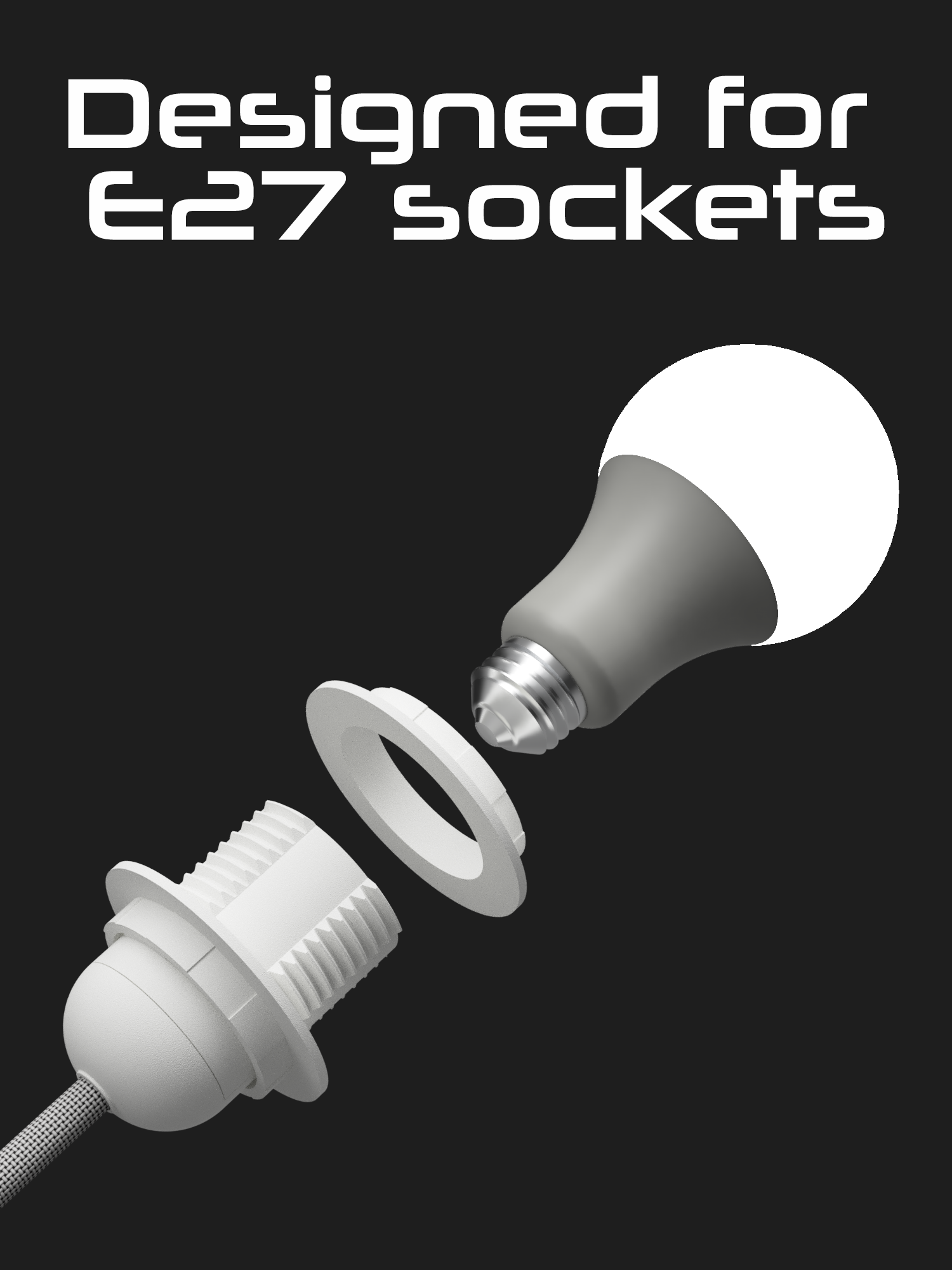 3D Printed Vases Decor Lamp Art - Design Lamp "Estella"