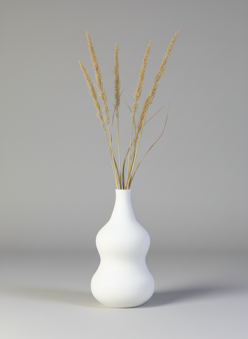 3D Printed Vases Decor Lamp Art - Vase "Jan Mayen"