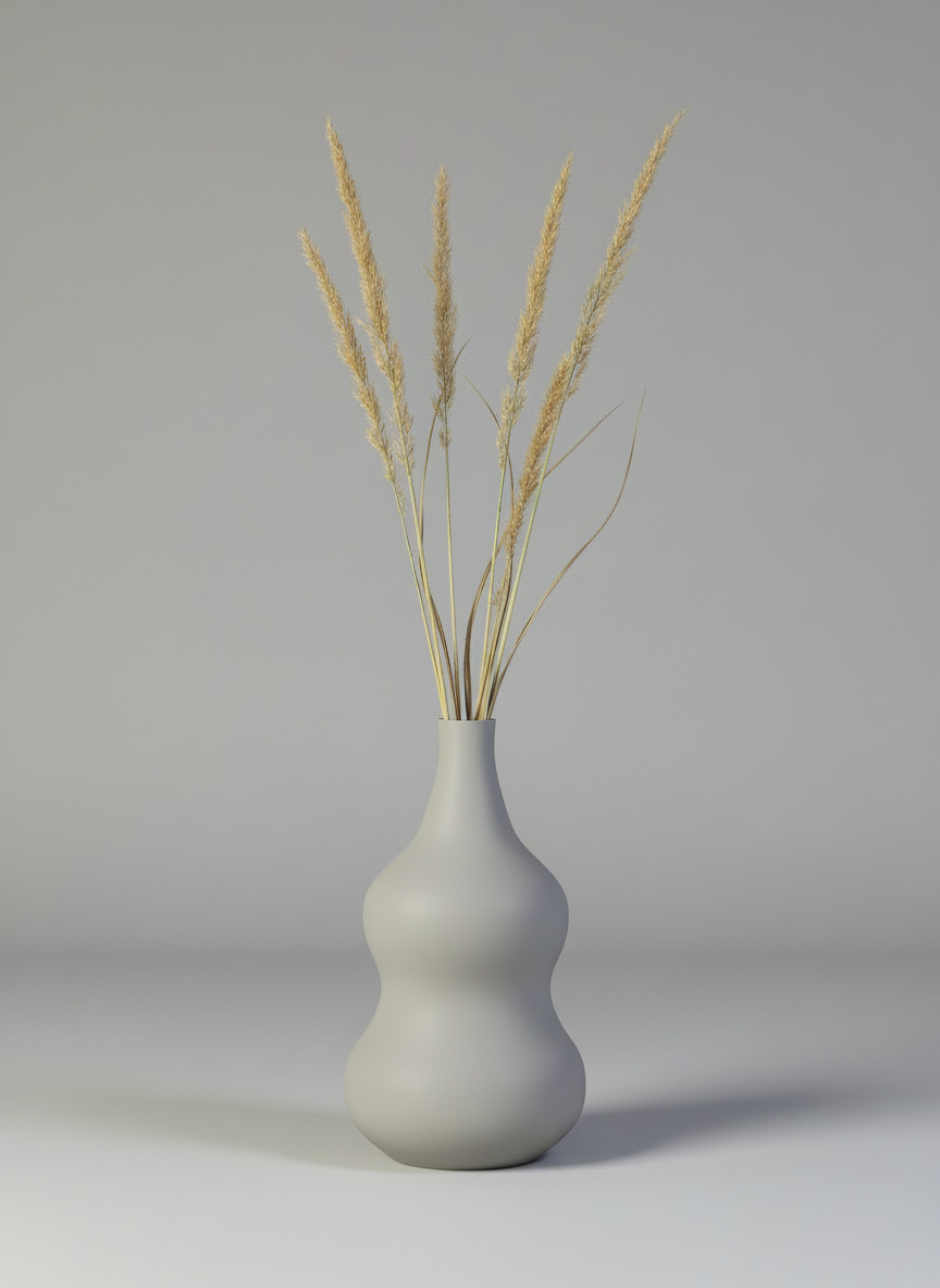 3D Printed Vases Decor Lamp Art - Vase "Jan Mayen"