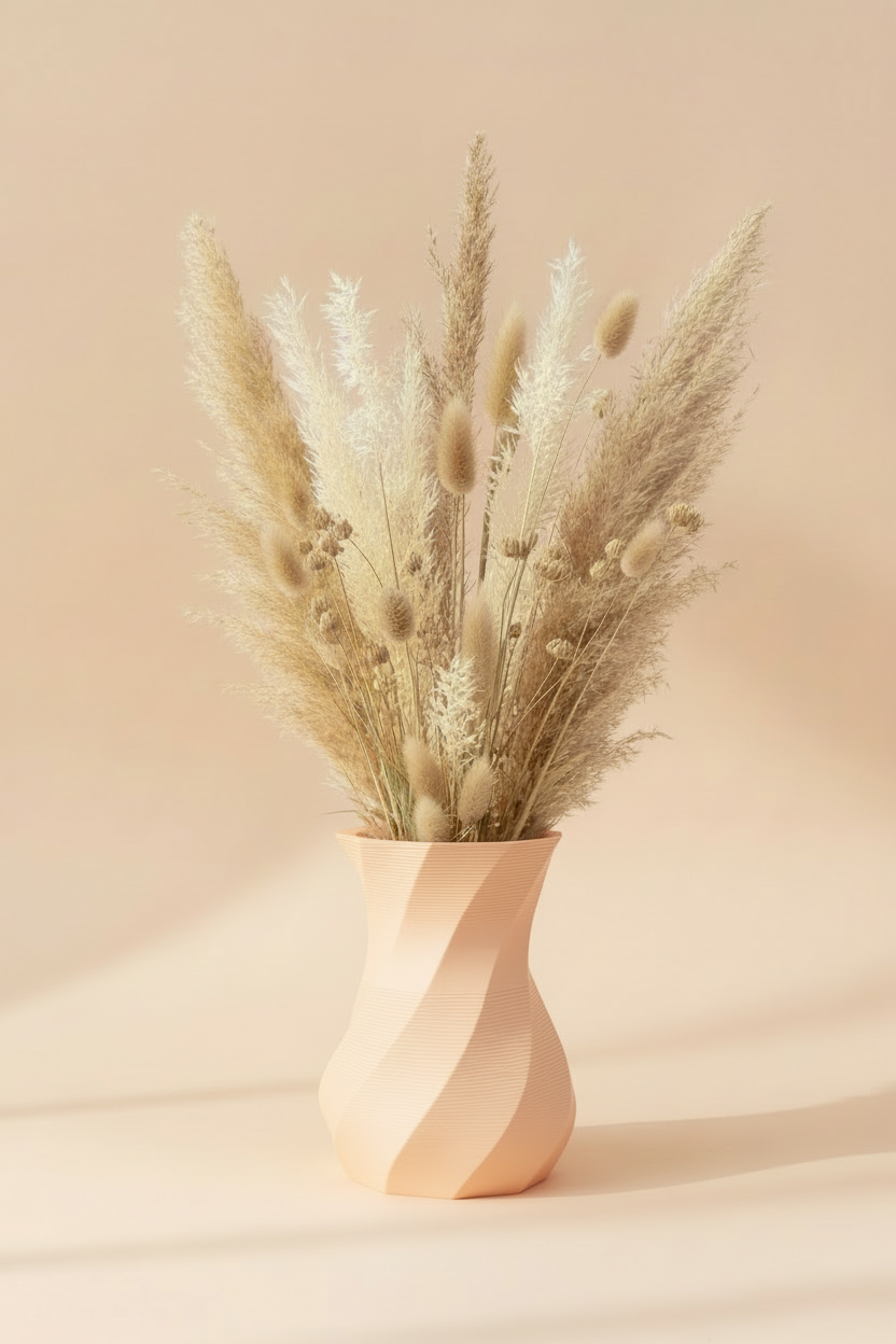 3D Printed Vases Decor Lamp Art - Vase "Jerome"