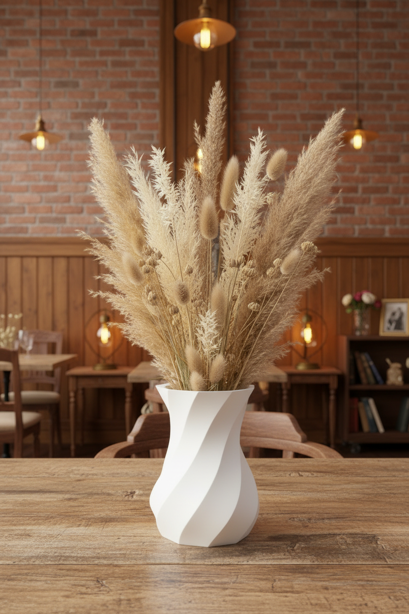 3D Printed Vases Decor Lamp Art - Vase "Jerome"