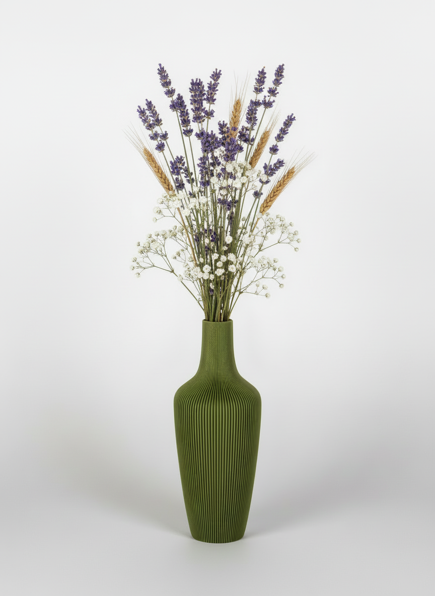 3D Printed Vases Decor Lamp Art - Vase "Leto"