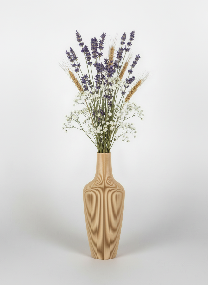 3D Printed Vases Decor Lamp Art - Vase "Leto"