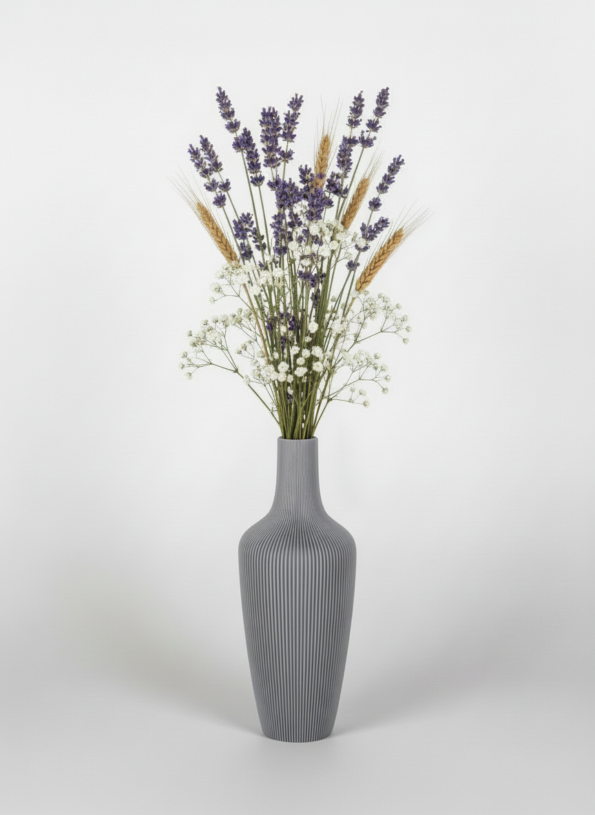 3D Printed Vases Decor Lamp Art - Vase "Leto"